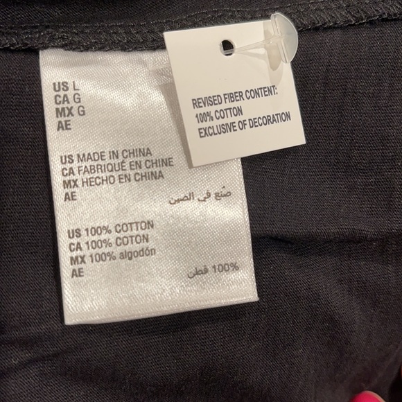 Pride Black Short Sleeve Tee Size Large - Picture 6 of 6